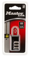 Master Lock 646D Combination Lock  Open With Combination Black Steel | 071649080036