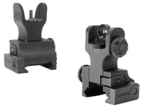 Samson QFHKA2PKG Quick Flip Folding Sights FrontHK  Rear A2  Black Anodized for AR15 | 851725003032