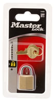 Master Lock 120D Padlock  Open With Key Gold Brass | 071649376504