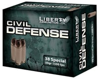 LIBERTY CIVIL DEFENSE 38SPCL 50GR HP 20RD 50BX/CS | .38 SPL | 748252232113