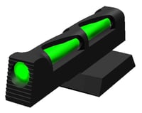 HiViz NVLW01 Novak 1911 LiteWave Front Sight  Black  Green Interchangeable Fiber Optic | 613485589122 | Hiperfire | Optics | Sights | Pistol