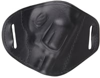 Small molded leather belt slide holstr Fit sm frame rev 24 In brrls RH BLK | 672352008227