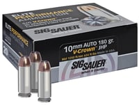 SIG AMMO 10MM 180GR JHP 20/200 | 10mm | 798681516827