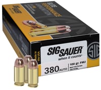 Sig Sauer E380B150 Elite Ball  380 ACP 100 gr Full Metal Jacket 50 Per Box/ 20 Case | .380 ACP | 798681516865