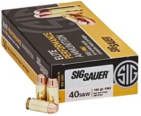 SIG AMMO 40SW 180GR FMJ 50/1000 | .40 SW | 798681517350