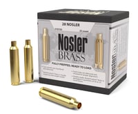 Nosler 10150 Premium Brass Unprimed Cases 28 Nosler Rifle Brass/ 25 Per Box  | .28 NOSLER | 054041101509