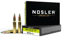 Nosler 40061 Ballistic Tip  308Win 125gr Spitzer Ballistic Tip 20 Per Box/10 Case  | 7.62x51mm NATO | 054041400619