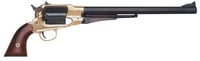 Traditions FR185812 1858 Bison Break Open 44 Cal 11 Percussion 12 Inch 6 Shot Brass Frame Blued Barrel  Cylinder Walnut Grip  | .44 MAG | 040589858128