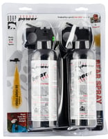 UDAP BS2 Bear Spray w/Holster, 35 ft, 7.90z., 225g, 2 Pack | 679354000549