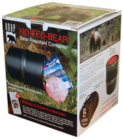 UDAP BRC No-Fed-Bear Food Container Black Polymer | 679354000495