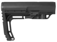 Mission First Tactical BMSMIL Battlelink Minimalist Stock Collapsible Black Synthetic for  AR15, M16, M4 with MilSpec Tube Tube Not Included | 676315025856