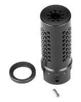 Spikes Tactical SBV1017 Dynacomp Extreme Muzzle Brake Black Nitride 416R Stainless Steel with 1/2 Inch28 tpi Threads  2.25 Inch OAL for 5.56x45mm NATO | 5.56x45mm NATO | 855319005815