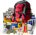 Wise Five Day Emergency Survival Kit Backpack For One Person-32 Servings Red | 851238005042