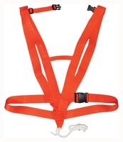 HS DEER DRAG DELUXE BODY HARNESS STYLE SAFETY ORANGE | 021291020195