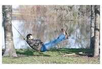 RED ROCK NYLON HAMMOCK HOLDS 250 POUNDS W/ NYLON CARRY BAG | 846637000194