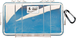 PELICAN 1060 MICRO CASE CLEAR W/ BLUE LINER ID 8.3X4.3X2.3 Inch | 019428084073