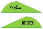 BOHNING BLAZER VANES 2 Inch SOLID NEON GREEN 36PK | 010847258229 | Bohning | Archery | Arrows & Bolts | Fletching Arrows & Materials