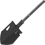 TAC SURVIVAL SHOVELREAPR TAC Survival Shovel 7-1/2 Inch 420 Stainless Steel Precision Cast Head with Powder Coat Wrinkle Finish - Multi Function Blade - Lightweight, Durable Nylon and Fiberglass Reinforced Handle with Reinforced Bolt - Tough 1680D Ballistic NylonFiberglass Reinforced Handle with Reinforced Bolt - Tough 1680D Ballistic Nylon Belt SheathBelt Sheath | 076812133649