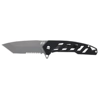 SCHRADE KNIFE VENTRICLE CLEAR FOLDER 3 Inch TANTO MATTE SS/BLK | 661120650652