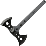 REAPR SIDEWINDER DOUBLE AXE 16 Inch OVERALL/3.5 Inch BLADES W/SHTH | 076812147691