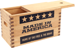 SHEFFIELD STANDARD PINE CRAFT BOX FREE  BRAVE MADE IN USA | 076812147103