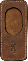 BROWNING LEATHER BARREL REST W/MAGNETIC INSERT BROWN | 023614950851