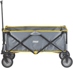 COLEMAN FOLDING CAMP WAGON W/ WHEELS GRAY/BLACK/YELLOW TRIM | 076501118438