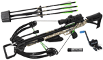 Carbon Express PileDriver 390 Crossbow Package with Crank Device  4x32mm Scope  Camo | 044734203108