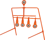 DOALL STEEL TARGET REACTIVE .22 JUNIOR AUTO RESET | 649898141039