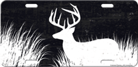 Rivers Edge 2701 Vanity License Plate 12in x 6in - Deer Silhouette | 643323927014