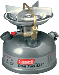 COLEMAN GUIDE SERIES COMPACT DUAL FUEL STOVE W/FUNNEL | 076501212150