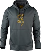 BROWNING TECH HOODIE LS CARBON GRAY LARGE | 023614986454