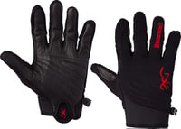 BROWNING ACE SHOOTING GLOVES SMALL BLACK/RED TRIM | 023614955375
