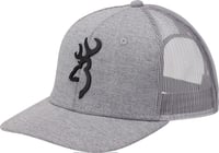 BROWNING CAP TURLEY BUCK MARK LOGO GRAY ADJUSTABLE | 023614842842