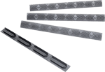 ERGO GRIP RAIL COVER WEDGE LOK MLOK COMPATIBLE GREY 4 PACK | 810049123147