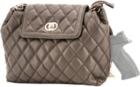 CAMELEON COCO CONCEALED CARRY PURSE-QUILTED STYLE BAG BROWN | 659806490968