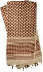 RED ROCK SHEMAGH HEAD WRAP TAN/BROWN | 846637004673