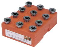 SHELL HOLDER SET PK12Shellholder Set12 most used shellholders which fits the most popular pistol andrifle calibers in a handy compartmented storage box - Fit well over 75 different caliberscalibers | 011516721105