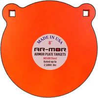 ARMOR 8 Inch AR500 STEEL GONG 3/8 Inch THICK STEEL ORANGE ROUND | 766567477685