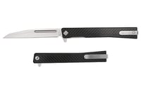 OCASO KNIVES SOLSTICE 3.4 InchFLDR CARBON FIBER/SATIN WHARNCLIFF | 850042713266