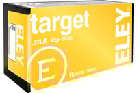 ELEY TARGET 22LR 40GR RN 50RD 100BX/CS | .22 LR | 650911031909
