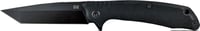 ABKT ELITE BLUE SHIELD TANTO 3.5 Inch BEARING PIVOT D2 STEEL | 815949012836