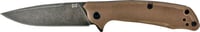 ABKT ELITE DESERT SCAVENGER BL BEARING FOLDER 3.5 Inch D2 STEEL | 815949012959