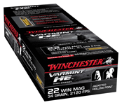 Winchester Supreme Rimfire Ammunition .22 WMR 34 gr JHP 50/box  | .22 WMR | 020892101210