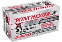 WINCHESTER 22LR 40GR LEAD HP 222RD 10BX/CS CASE LOT | 00020892104709 | Winchester | Ammunition | Rifle 
