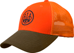 BERETTA CAP UPLAND TRUCKER BLAZE MESH BACK ORANGE/TOBACCO | 082442899879 | Beretta | Apparel | Headwear and Eyewear | Caps & Hats