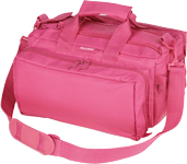 BULLDOG DELUXE RANGE BAG PINK HEAVY DUTY NYLON WATER RESIST | 672352007077