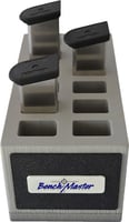 BENCHMASTER DOUBLE STACK 9MM 12 UNIT MAG RACK | 751710505759