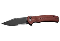 CIVIVI KNIFE COGENT 3.47 Inch BURGUNDY G10/BLACK STONEWASH | 763416240599