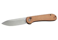 CIVIVI KNIFE ELEMENTUM 3.47 Inch BROWN MICARTA/GRAY STONEWASHED | 672975137359